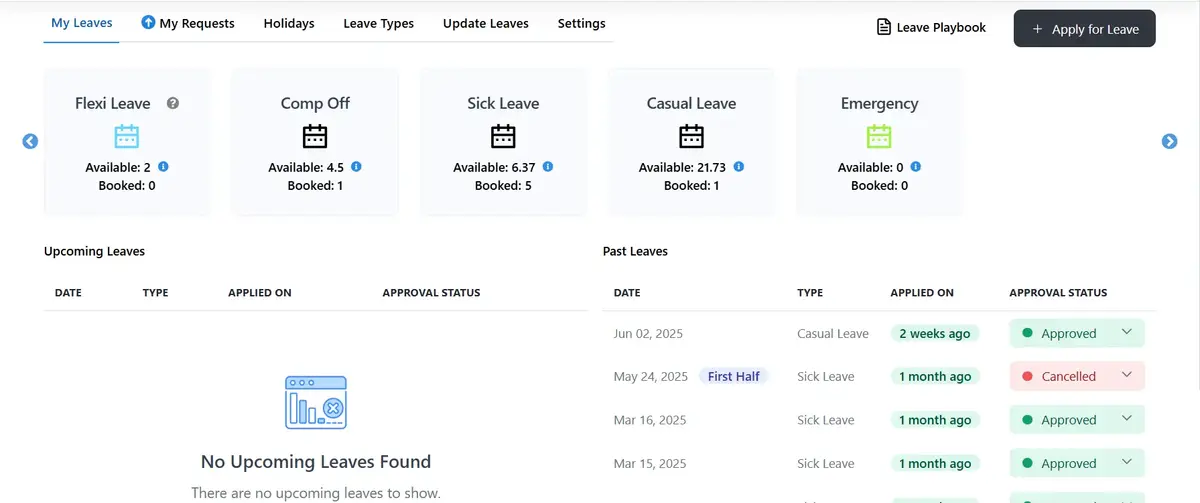 Smart Scheduling with Leave Insights