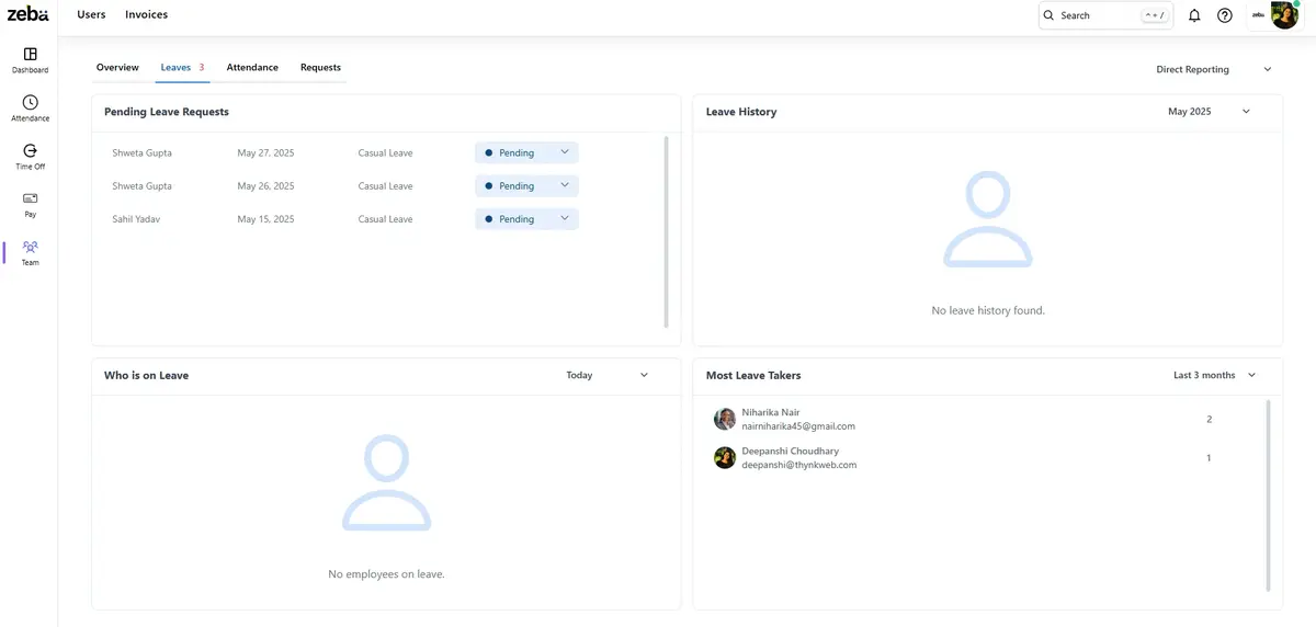 Centralized Leave Management