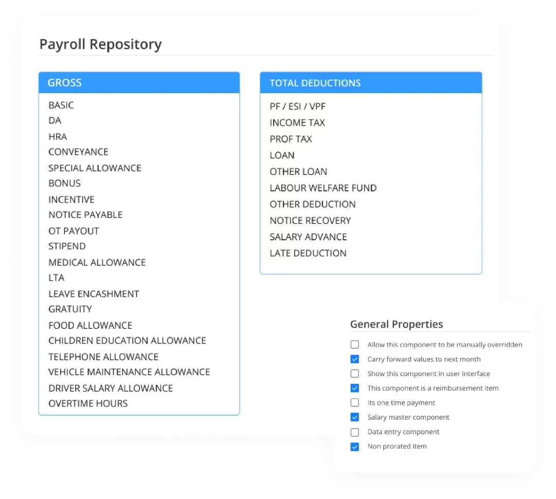 Attendance software connected to payroll