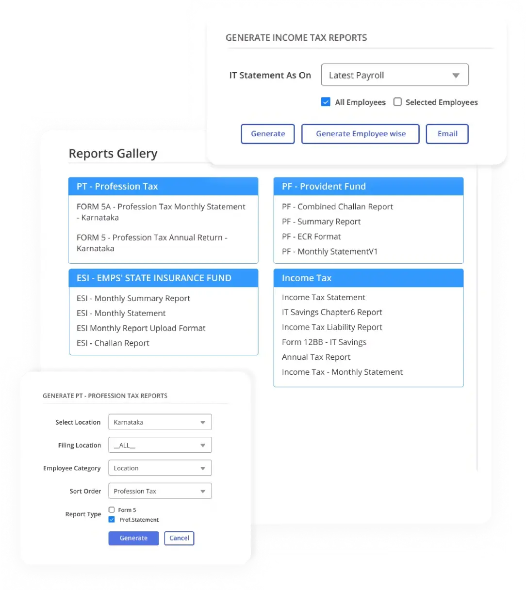 Small business HRMS payroll and attendance