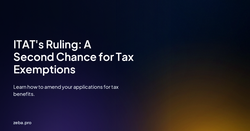 ITAT Restores Section 12AB Registration and 80G Approval