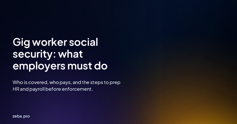 New Social Security Law for Gig Workers in India